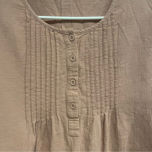Minibee Mauve Pleated Blouse. Size M - Picture 2 of 6